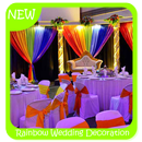 Decoración de boda del arco iris APK