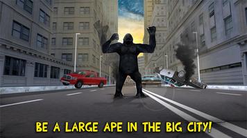 Gorilla Rampage Destroy City Affiche