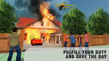 Fire Fighter Airplane Rescue screenshot 3