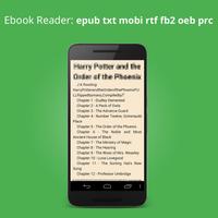 Ebook Reader (epub txt mobi) Plakat