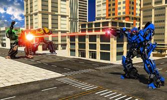 Police Robot Transformation Car: Futuristic Battle screenshot 2