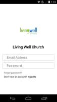 Living Well Church poster