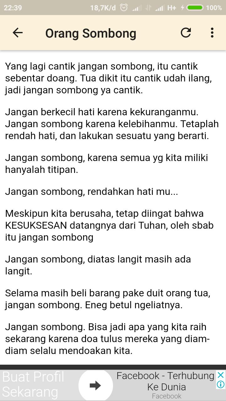 Kata Sindiran Keren Lucu Für Android Apk Herunterladen
