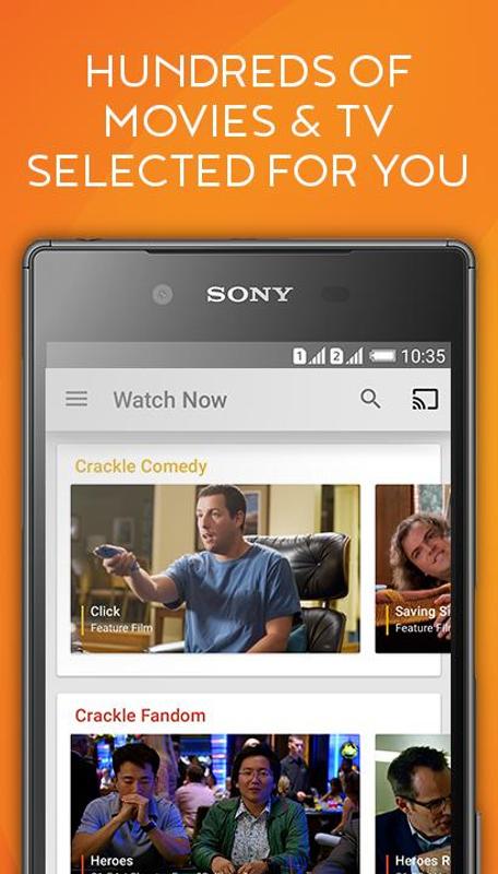 Crackle free movies and tv apk download