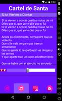 Cartel De Santa Music Lyrics اسکرین شاٹ 1