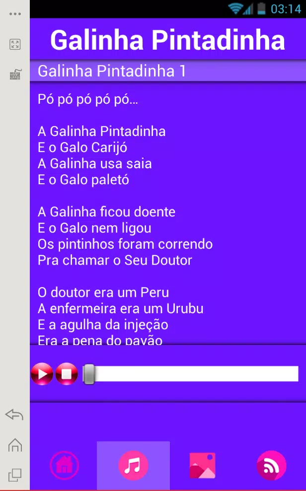 Galinha Pintadinha Music Lyric APK for Android Download