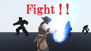 AR fighting cowboy Fighter poster