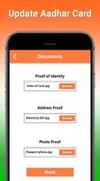 Aadhar Card Update captura de pantalla 3