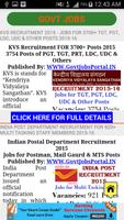 Government Jobs Portal syot layar 2