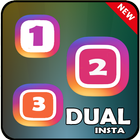 Dual instagram for android أيقونة