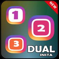 Dual instagram for android Plakat