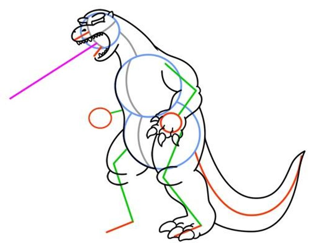 How To Draw godzilla for Android - APK Download
