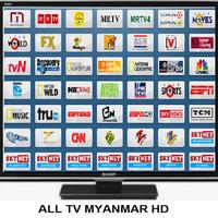 TOUS LES CANAUX TV MYANMAR Affiche