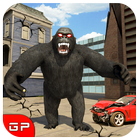 Angry Wild Gorilla City Attack ikona