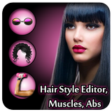 Beautiful Girl – Hair style , muscles, Abds icône