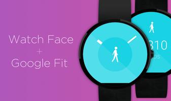 COLOR WALK WATCH FACE [Free] постер