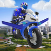 futuriste volant de coursemoto