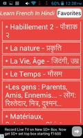 Learn French Language in Hindi capture d'écran 2