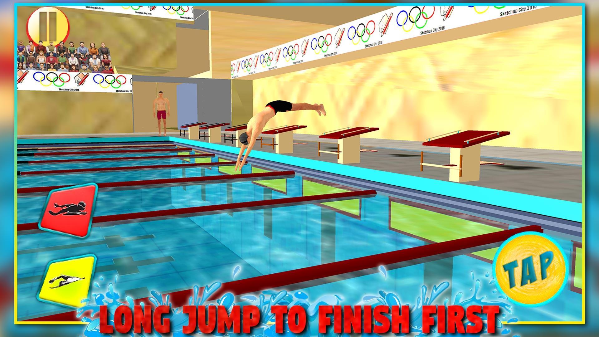 Android 用の リアル プール 水泳 水 レース 3d 17年 Fun ゲーム Apk をダウンロード