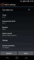 Voice Snooze Alarm capture d'écran 1