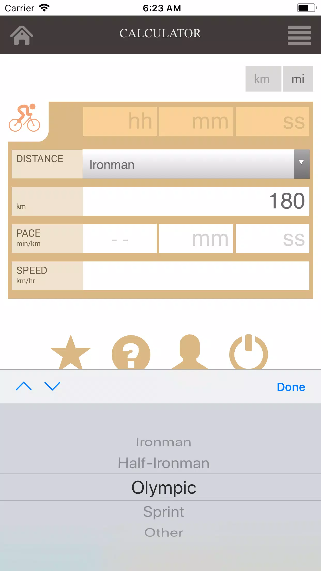Bike time/pace/speed Calculato APK for Android Download