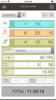 Triathlon time/pace/speed Calc اسکرین شاٹ 2