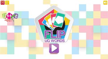 FLIP - ug Words پوسٹر