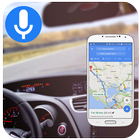 Navegación GPS: navegación por voz, tráfico en viv icono
