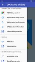 GPS Fishing Tracking Affiche