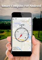 Smart Compass for Android: GPS Compass Map 2018 screenshot 2