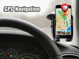 GPS Navigation Voice Advice Plakat