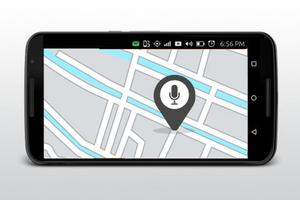GPS - Voice Navigation Advice Cartaz