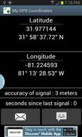 جهاز GPS إحداثيات والموقع الملصق