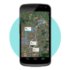 Trasy GPS mapy Finder ikona