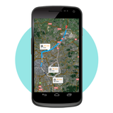 GPS Route Finder Maps-icoon