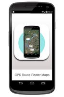 Ruta GPS Finder mapas Poster