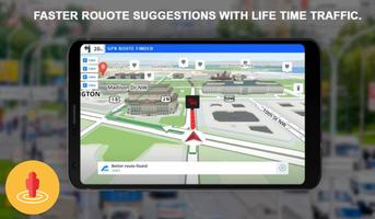 GPS Map - Navigation, Route, Live Maps captura de pantalla 1