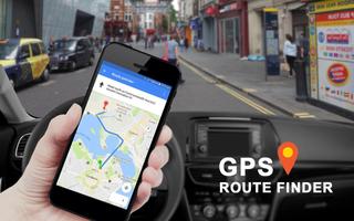 GPS Navigation: GPS Route, Live Maps & Street View poster