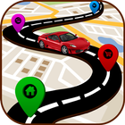 GPS-routevinder - GPS-kaarten Navigatierouteringen-icoon