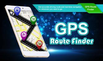 GPS Route Finder Affiche