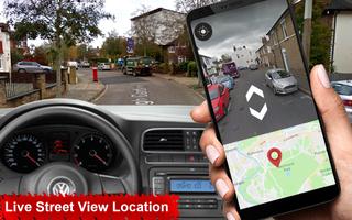 Live Street View Driving Maps: Offline Navigation Affiche