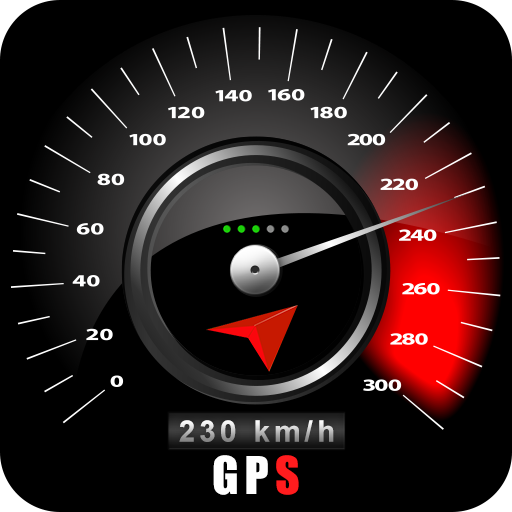 HUD Speedometer Digital : GPS Route Tracker