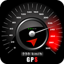 HUD Speedometer Digital: GPS Route Tracker APK