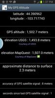 Mi GPS altitud y elevación Poster