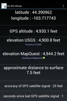 GPS ketinggian dan ketinggian screenshot 1