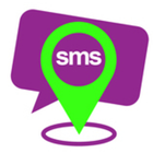 GPS tracker SMS icon
