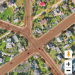 GPS Земля карта Посмотреть & маршрут искатель