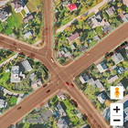 GPS Terre carte vue & route chercheur icône
