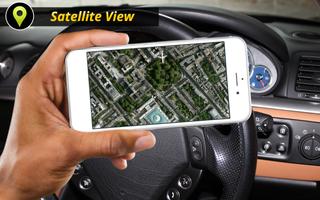 GPS Terre carte vue & route chercheur capture d'écran 2