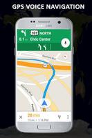 GPS Voice Navigation, Route an poster